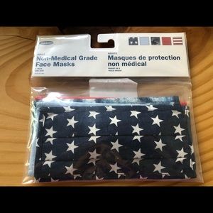 Old Navy 5 Stars/Stripes Face Masks NWT Adult Size